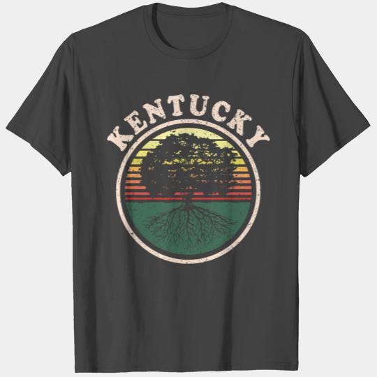 Kentucky Vintage Sunset Roots Outdoors Souvenir T Shirts