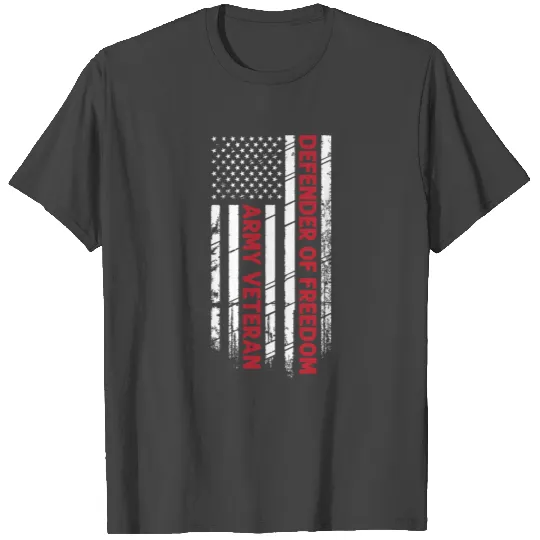 US Army Veteran Flag T Shirts