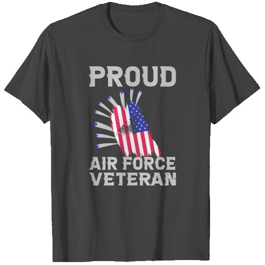 proud air force veteran, veterans day,veteran gift T Shirts