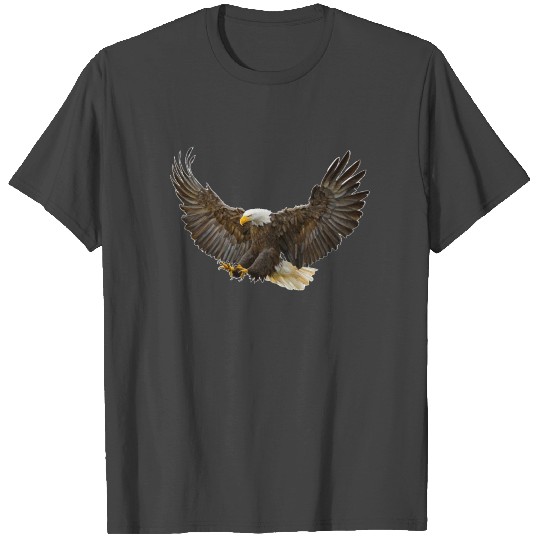 Flying Bald Eagle Birdwatching T Shirts