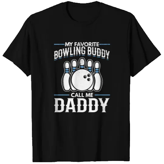 bowling dad skittles bowling daddy bowler bowling T Shirts