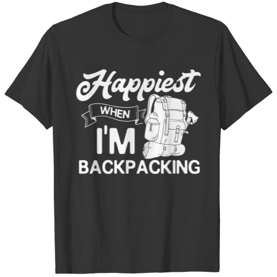 Backpacking Hiking Backpack Bushcraft T-shirt