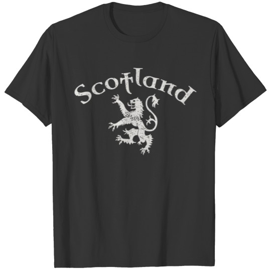 Vintage Lion Rampart Of Scotland T-shirt