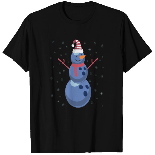 Funny Bowling Snowman Christmas New Year Gift T Shirts
