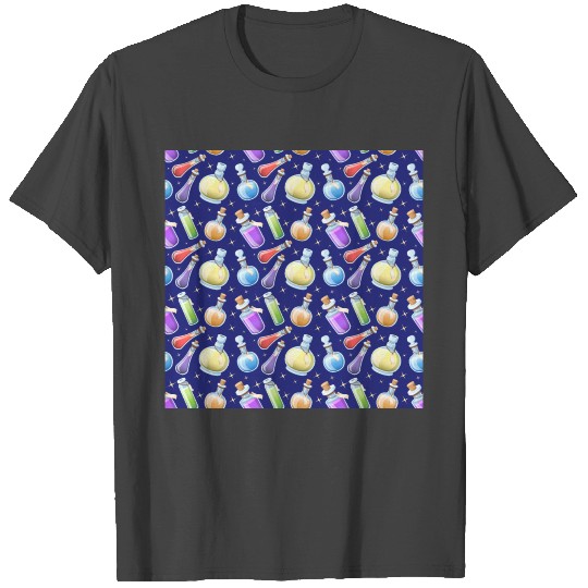 Wizard and Witch Pattern | Magic Sorcery Conjuring T Shirts