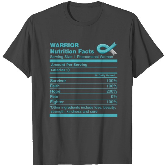 Cervical Cancer Nutrition Facts Cervical Cancer Aw T Shirts