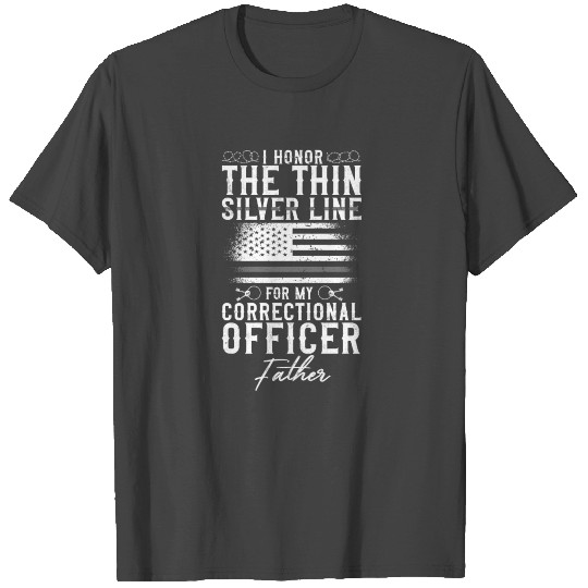 Correctional Officer Father Dad T Shirts