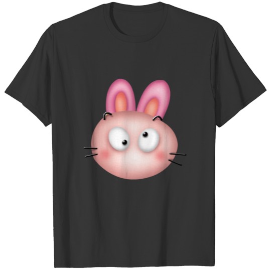 Bunny Cute Smiling Crazy Cartoon T-shirt