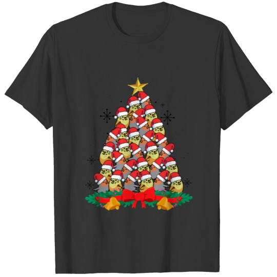 Christmas tree Bird Parrot Parakeet Lover T Shirts