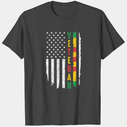 Vietnam Veteran American Flag Apparel Patriotic T Shirts