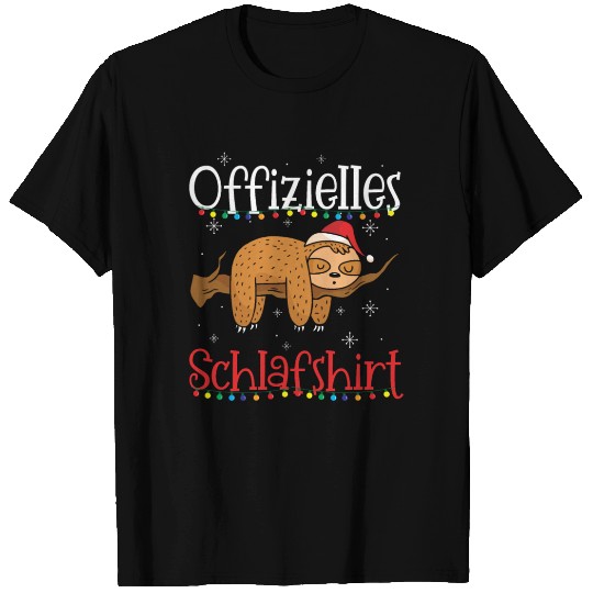 Official Sloth Christmas Sleep T Shirts