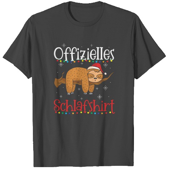 Official Sloth Christmas Sleep T Shirts