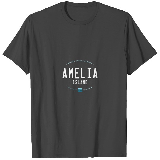 Amelia Island Florida Beach Waves T Shirts