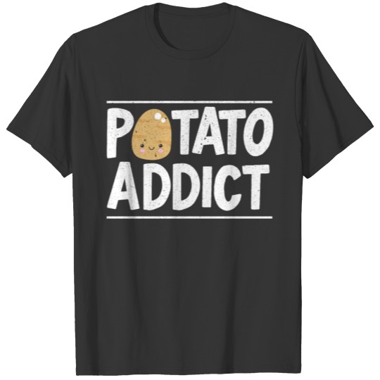 Potato Addict Vegan Root Vegetable Vegetarian T-shirt