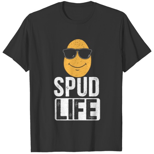 Spud Life Potato Vegan Root Vegetable Vegetarian T-shirt