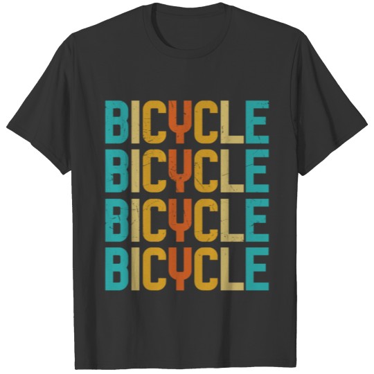 Vintage Bicycle Artwork Cycling Biking T Shirts
