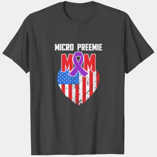 Micro Preemie NICU New Heart Mom Premature Birth T Shirts