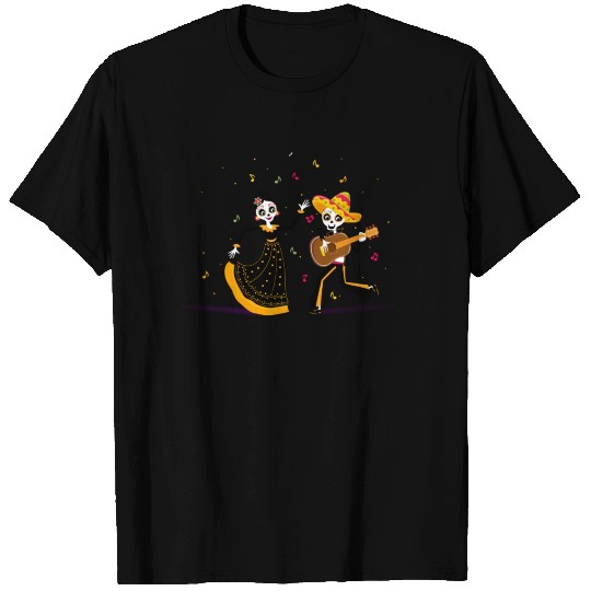 Dancing skeleton cartoon T Shirts