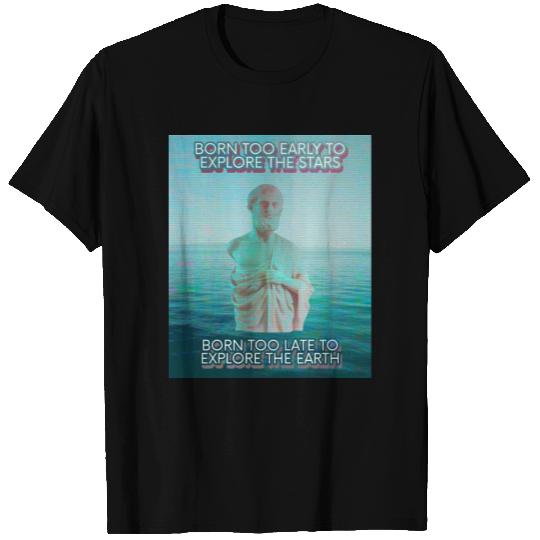 Vaporwave Aesthetic Sad Meme Seapunk Synthwave T Shirts