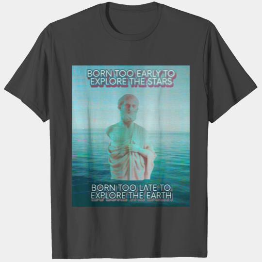 Vaporwave Aesthetic Sad Meme Seapunk Synthwave T Shirts
