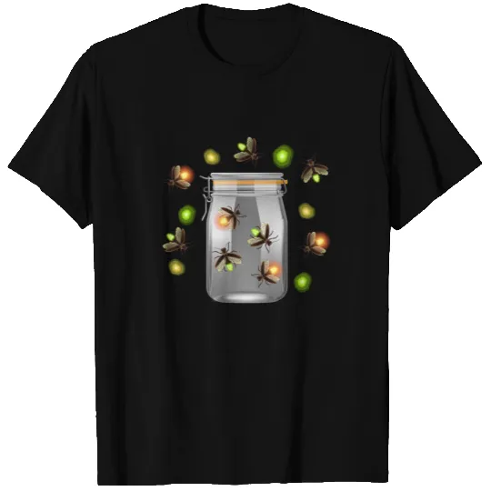 Fireflies Camping Insects T Shirts
