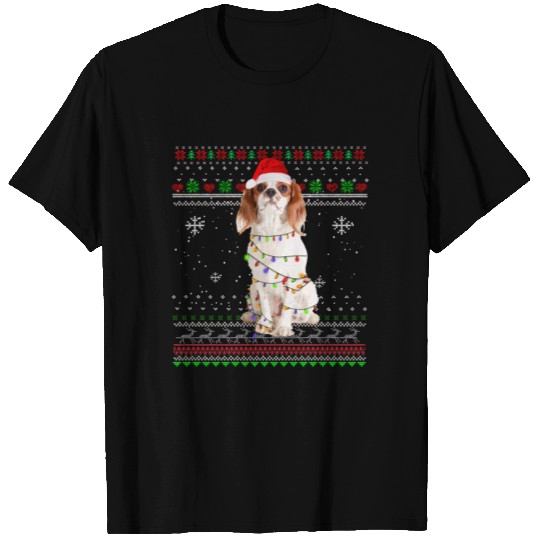Cavalier King Charles Spaniel Funny Christmas Paja T Shirts