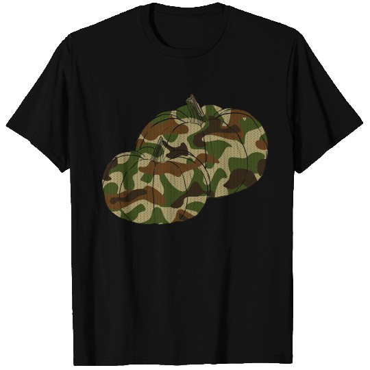 Pumpkin Military Tactical Camouflage Halloween T Shirts