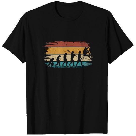 Retro bouldering evolution mountain climbing T Shirts