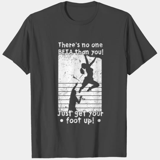 bouldering mountain climbing Rock climbing T Shirts