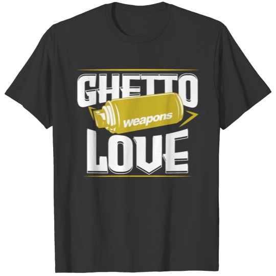 Ghetto Graffiti Spray Love T-shirt