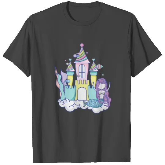 Mermaid under the sea castle Mermaid under the sea T Shirts