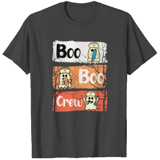 Boo Boo Crew Nurse Halloween T Shirts