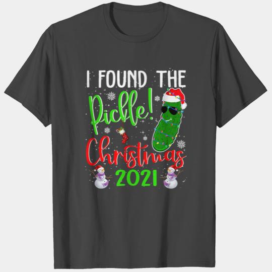 I Found The Pickle Christmas 2021 Santa T Shirts