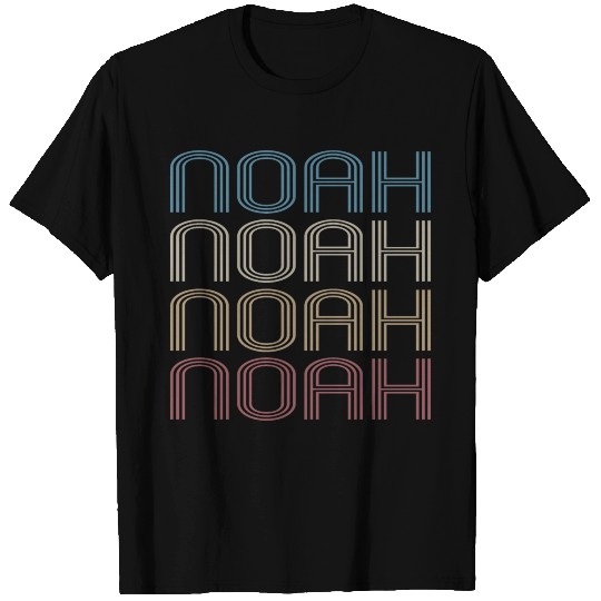 Noah Name I Retro First Name T Shirts