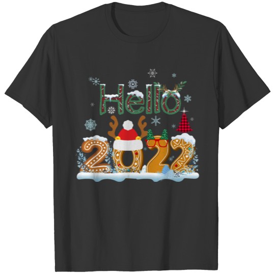 Hello 2022, Happy New year T-shirt