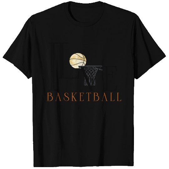 I Love Basketball - Elegant Design T Shirts