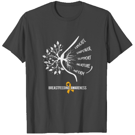 Breastfeeding Awareness Family USA Breast Milk T Shirts