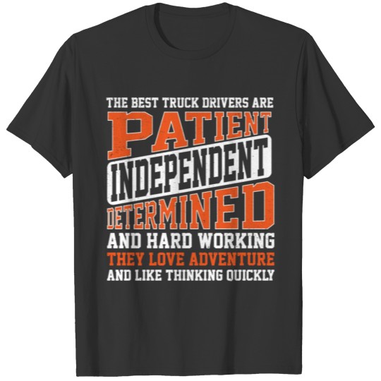 Funny Truck Driver Gifts T-shirt