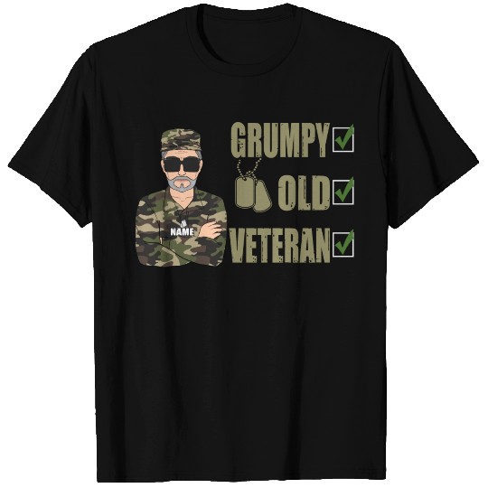 I Am A Grumpy Old Veteran I Served I Sacrificed Te T Shirts