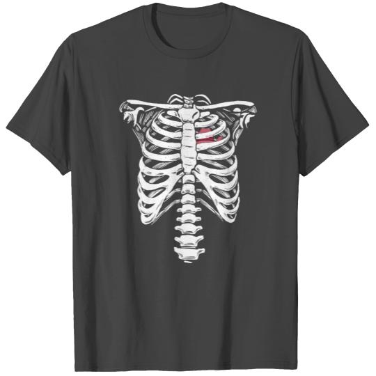 wboy Hat Heart Skeleton Rib Cage Women's Rodeo T Shirts