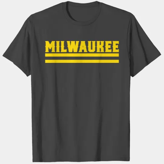 Vintage Milwaukee Baseball Game Day Script T Shirts
