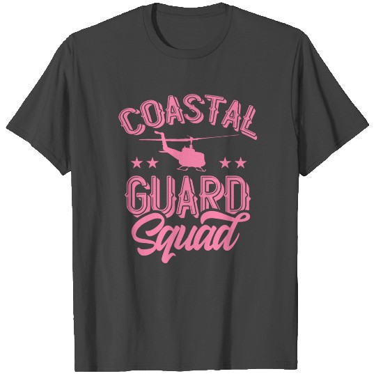 Coast Guard Squad Water Coastguard Coastal Police T Shirts
