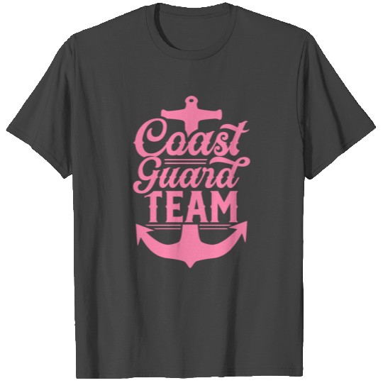 Coast Guard Team Water Coastal Coastguard Police T Shirts