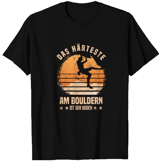 bouldering mountain climbing mountaineering T Shirts