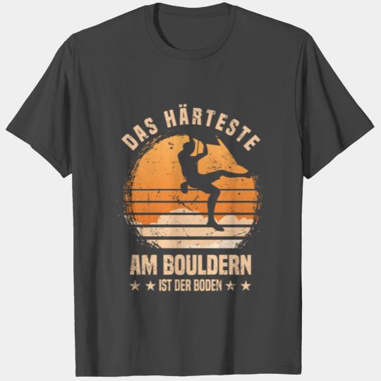 bouldering mountain climbing mountaineering T Shirts