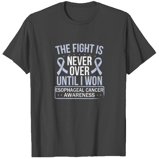 Esophageal Cancer Awareness Periwinkle Ribbon T Shirts