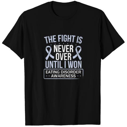 Eating Disorder Awareness Fight Periwinkle Ribbon T Shirts
