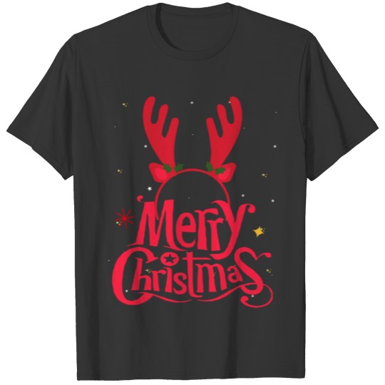 Merry Christmas. Happy new year, new year's day. T-shirt