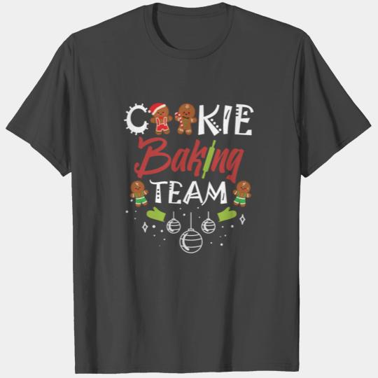 Cooking Baking Team Christmas Cookies Gingerbread T Shirts