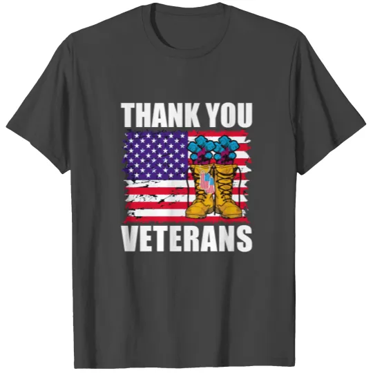 Thank You Veterans Day thanks for women men T Shirts